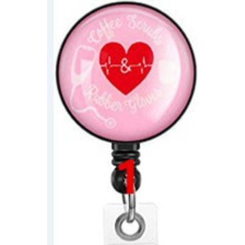 Wholesale Easy Pull Button Nurse Retractable Badge Scroll ABS Keychain